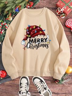 Natal Letra Casual Su?ter plus size 123456789101112131415161718192021222324252627282930