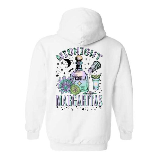 Midnight Margaritas Hoodie, Colorful Tequila and Margarita Design, Perfect for Party Lovers, Ideal for Casual Wear, Comfortable and Stylish, Hoodie For Men, Hoodie For Women , Hoodie Design - Image 5
