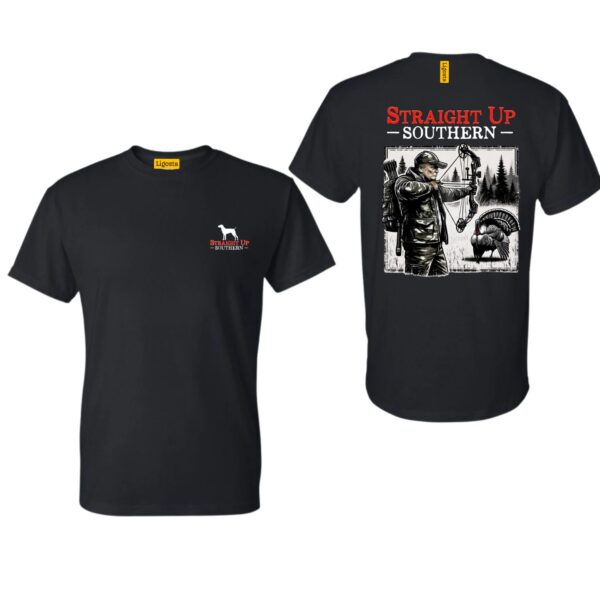 Straight Up Southern TShirt, Trump Turkey Hunting, Trump Bow Hunting Sublimation, Trump 2024, America Great Again