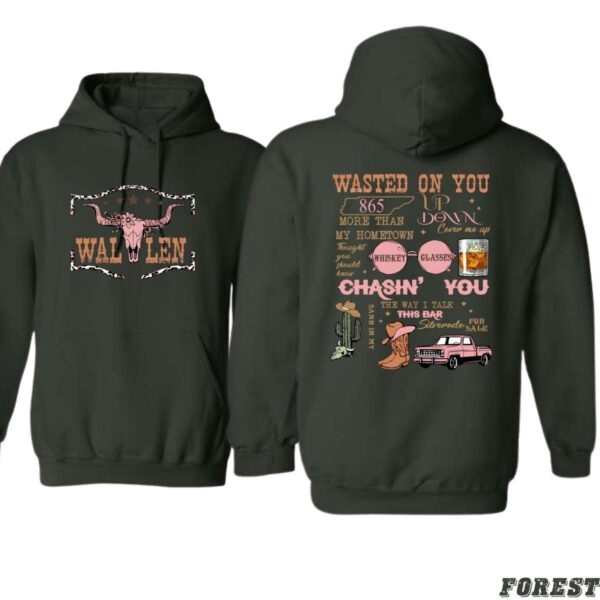 Wallen Song Collage Design, Casual Wear Hoodie, Country Music Inspired , Street Life Style, Street Life Style - Image 2