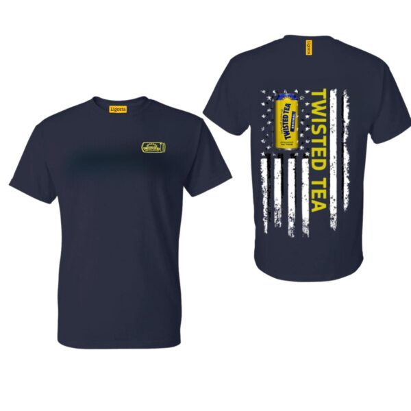Twisted Tea TShirt, Bold Americana Design Featuring Iconic Twisted Tea Can and Patriotic Theme, Perfect for Beverage Lovers and Casual Style Enthusiasts, Unisex TShirt for Everyday Comfort and Standout, Street Life Style - Image 3