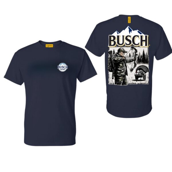 Busch Light TShirt, Trump Turkey Hunting, Trump Bow Hunting Sublimation, Trump 2024, America Great Again - Image 4