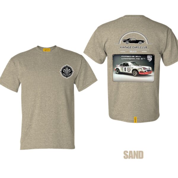 Ligosta Vintage, Cars Club Collection T-Shirt, Unisex T-Shirt Featuring Porsche 911 Carrera RS Graphic, Perfect For Racing Car Fans 08 - Image 6