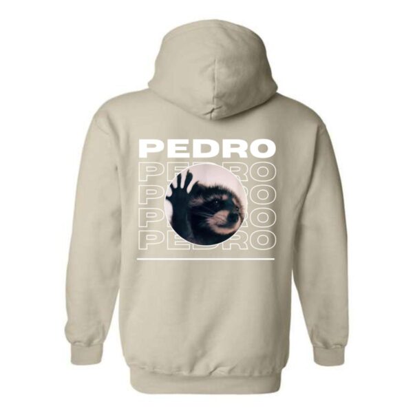 Pedro Hoodie, Raccoon Graphic Design Shirt, Trendy Hoodie for Men and Women , Hoodie Design - Image 3