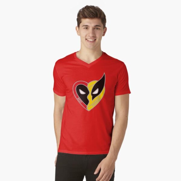 Best Friends! DP3 Heart Classic T-Shirt, Deadpoool 3 T-Shirt, Deadpoool & Wolverine Movie, Superhero X-Men, Street Life Style, Teen Style - Image 3