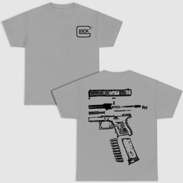 In Glock We TRust Double Side Multi Color Shirt, Menswear Top, Underwear Streetwear, Trend Top, StreetLife Style - Image 3