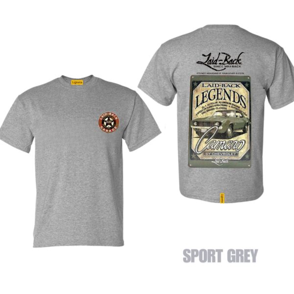 Ligosta Vintage, Laid-Back T-Shirt, Unisex T-Shirt Featuring Camaro Legends Graphic, Perfect For Muscle Car Fans 25 - Image 5