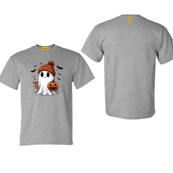 Halloween Ghost Shirt, Cute Halloween Shirt, Halloween Women's Shirt, Spooky Season Shirt, Trick or Treat Shirt, Pumpkin - Image 3