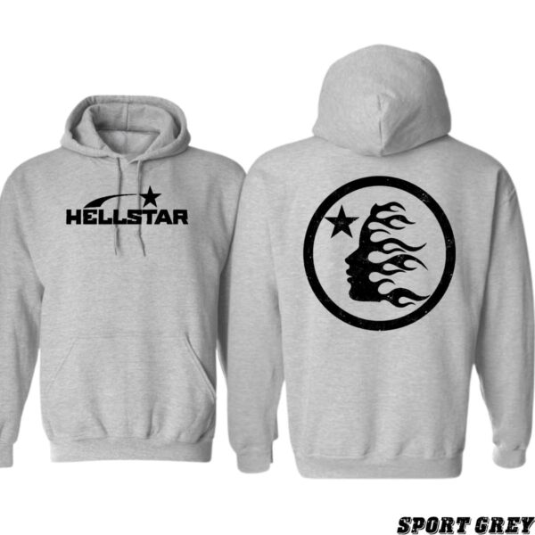 Hellstar Hoodie, Flame Star Design Shirt, Trendy Hoodie for Men and Women, Street Life Style,  Menswear Unisex, Street Life Style - Image 7