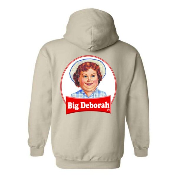 Big Deborah Hoodie, Vintage Inspired Character Design, Perfect for Nostalgic Fans, Ideal for Casual Wear, Menswear Unisex - Image 3