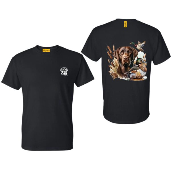 Duck Hunter Shirt, Duck Icon Design, Natural Design, Realistic Duck and Labrador Retriever Design, Ideal for Hunting Enthusiasts, Perfect for Outdoor Adventures, Celebrate Your Passion for Waterfowl Hunting Menswear Sweaters - Image 2