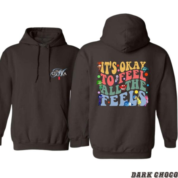 It's Okay to Feel Hoodie, Colorful Emotional Expression Design for Everyday Wear, Hoodie Style, Menswear Sweaters, Street Life Style - Image 6