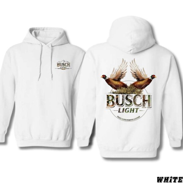 Busch iLight Hoodie, Pheasant Hunting Shirt, Trendy Hoodie for Men and Women , Hoodie Design - Image 3