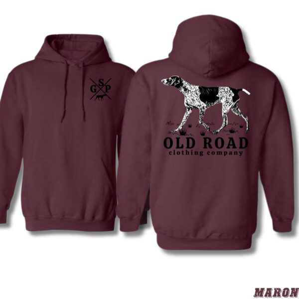 Old Road Clothing Company GSP Dog Design, Casual Wear Hoodie, Classic and Outdoor Style , Hoodie Design - Image 4