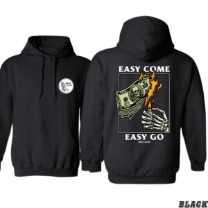 Rest Easy Hoodie, Easy Come Easy Go Skeleton Design, Ideal for Casual Wear, Comfortable and Stylish, Gift for Men, Gift for Women, Gift for You , Hoodie Design