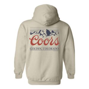 Coors Hoodie, Golden, Colorado Mountain Design, Perfect for Beer Lovers, Ideal for Casual Wear, Comfortable and Stylish, Hoodie For Men, Hoodie For Women , Hoodie Design