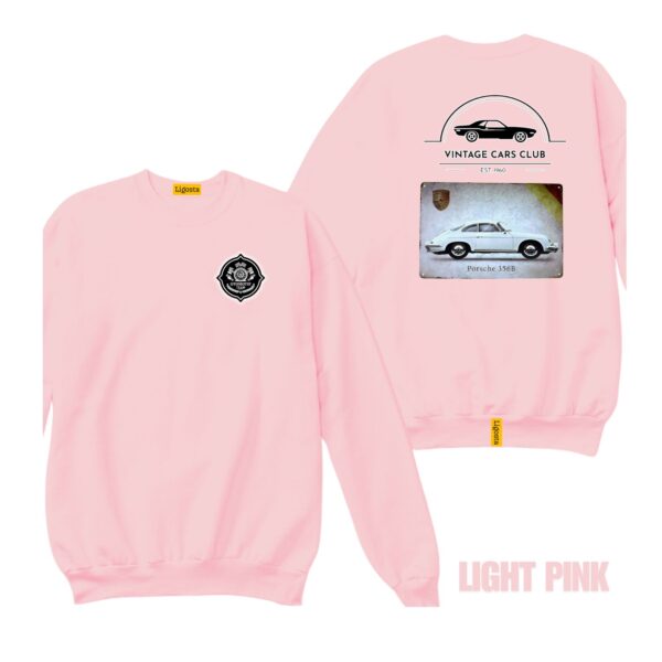 Ligosta Vintage, Cars Club Collection Sweatshirt, Unisex Sweatshirt Featuring Porsche 356B Graphic, Perfect For Classic Car Lovers 02 - Image 4