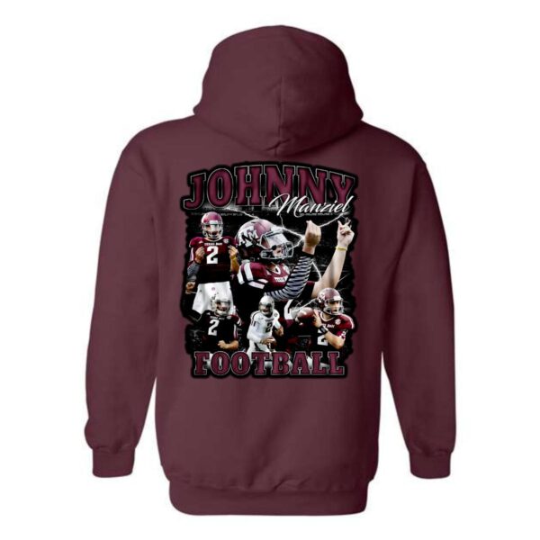 Johnny Manziel Football Hoodie, Dynamic Design Celebrating Johnny Football, Perfect for Sports Fans, Ideal for Casual Wear, Comfortable and Stylish, Hoodie For Men, Hoodie For Women , Hoodie Design - Image 8
