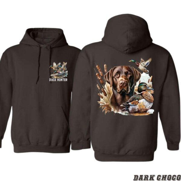 Duck Hunter Hoodie, Realistic Duck and Labrador Retriever Design, Ideal for Hunting Enthusiasts, Perfect for Outdoor Adventures, Comfortable and Stylish Unisex Hoodie, Celebrate Your Passion for Waterfowl Hunting , Hoodie Design