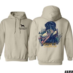 Straight Up Southern Hoodie, Hunting Dog Graphic, Hoodies for Country Girls, Outdoor Adventure Apparel, Rustic Country Style Sweatshirt Wo, Street Life Style