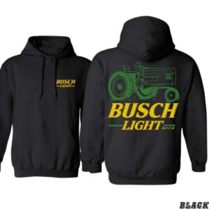 Busch iLight Hoodie, Tractor Design, Men’s Country Clothing, Perfect for Beer Lovers and Farmers, Ideal for Casual Wear, Comfortable and Stylish, Hoodie For Men, Hoodie For Women  Tops Underwear, Street Life Style