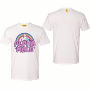Ironic Alpha Male Unicorn Rainbow, Funny Unisex Tshirt, Bella Canvas Tee, Funny Shirt, Funny Graphic Tee, Offensive Shirt, Weird Shirt