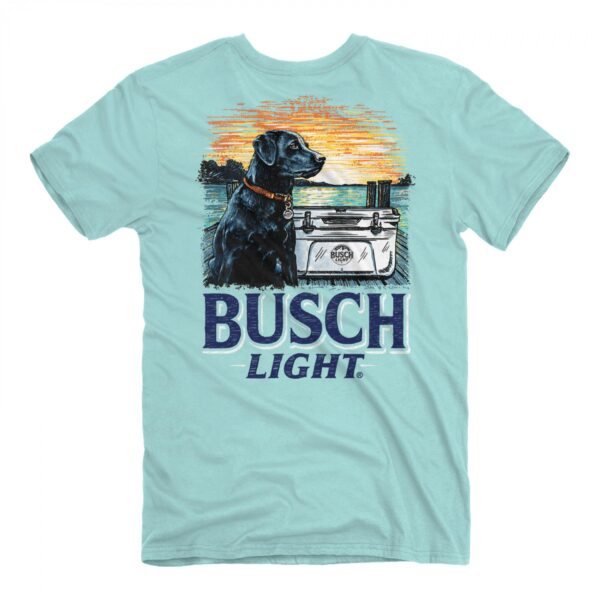 Busch Light Man's Best Friend T-Shirt - Front and Back Prints for Dog Lovers Menswear Top Underwear Streetwear - Image 3