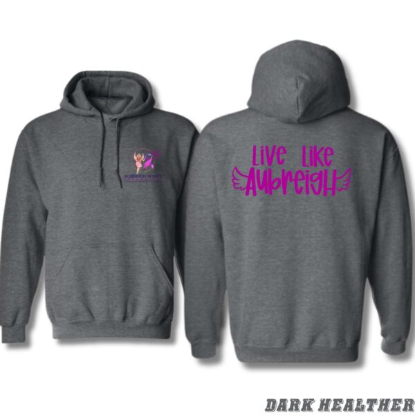 Live Like Aubreigh Hoodie, Inspiring Message Design, Perfect for Spreading Positivity, Street Life Style - Image 4