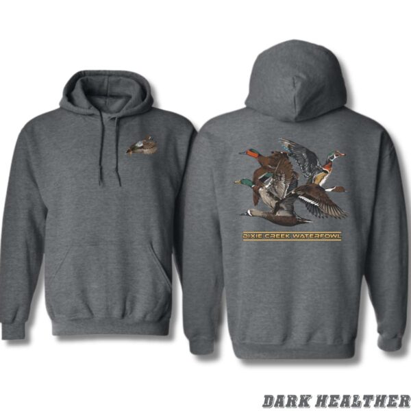 Dixie Creek Waterfowl Hoodie, Detailed Duck and Goose Design, Ideal for Outdoor Enthusiasts, Warm and Stylish, Gift for Men, Gift for Women, Gift for You , Hoodie Design - Image 8