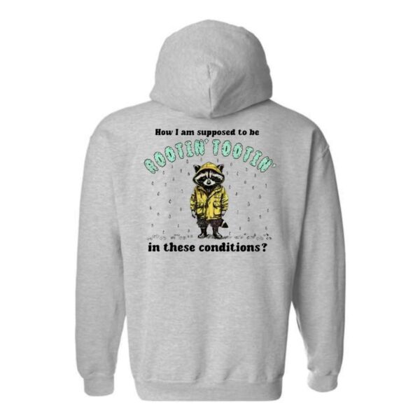 Rootin' Tootin' Raccoon Hoodie, Trendy Hoodie for Men and Women , Hoodie Design - Image 5