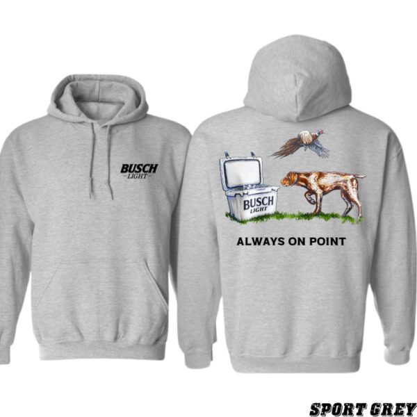 Busch iLight Hoodie, Always On Point Design with Hunting Dog and Cooler, country boy clothing, Perfect for Outdoor Enthusiasts, Ideal for Casual Wear, Comfortable and Stylish, Hoodie For Men, Hoodie For Women Casual Sweater, Street Life Style - Image 4