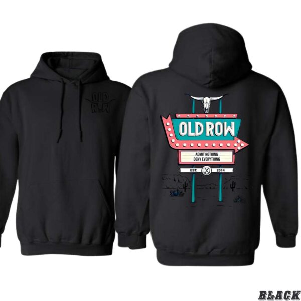 Old Row Hoodie, Retro Sign Design Shirt, Trendy Hoodie for Men and Women , Hoodie Design - Image 8