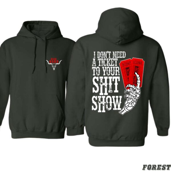 High Road Hoodie, Edgy Streetwear, Unique Graphic Apparel, This High Road hoodie features a bold and humorous design with premium material, perfect for those who love making a statement with their streetwear fashion. , Winter Fashion - Image 4
