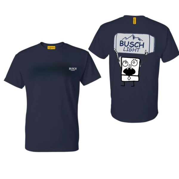 Busch LLight TShirt, Fun Cartoon Character Design, Perfect for Beer Lovers, Ideal for Casual Wear and Relaxation, Cozy and Humorous, Unisex TShirt for Men and Women , TShirt Design, Street Life Style - Image 3
