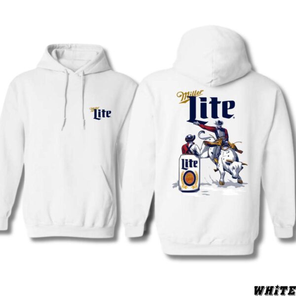 Miller Lite Hoodie Dark Heather Graphic Hoodie Perfect for Beer Enthusiasts Cozy and Stylish Ideal for Casual Wear Makes a Great Gift for Beer Lovers , Winter Fashion - Image 2