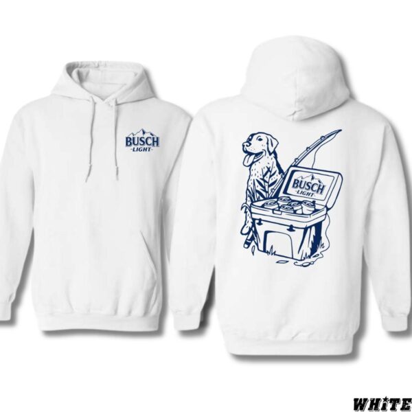 Busch Light Dog and Cooler Design, Outdoor Casual Hoodie, Playful and Adventurous Style, Hoodie Style, Menswear Sweaters, Street Life Style - Image 2