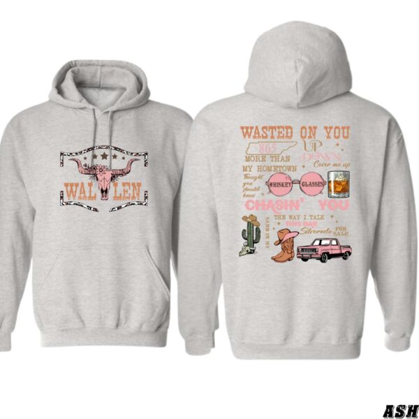 Wallen Song Collage Design, Casual Wear Hoodie, Country Music Inspired , Street Life Style, Street Life Style - Image 9