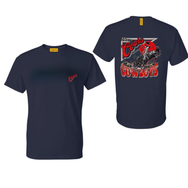 Coors Cowboys TShirt, Original Western Rodeo Design, Perfect for Cowboy Fans, Ideal for Casual Wear, Menswear Tops, Street Life Style - Image 3