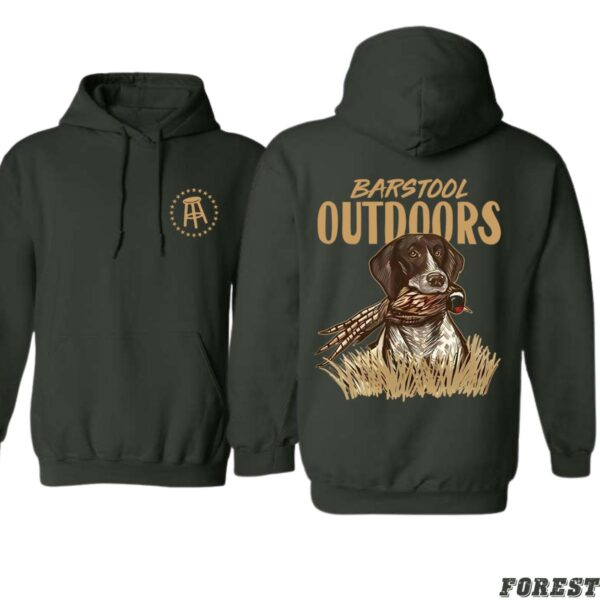 Barstool Outdoors Hoodie, Country boy clothing, Hunting Dog Design, Perfect for Outdoor Adventures, Comfortable and Warm, Hoodie For Men, Hoodie For Women . Tops Underwear, Street Life Style - Image 2