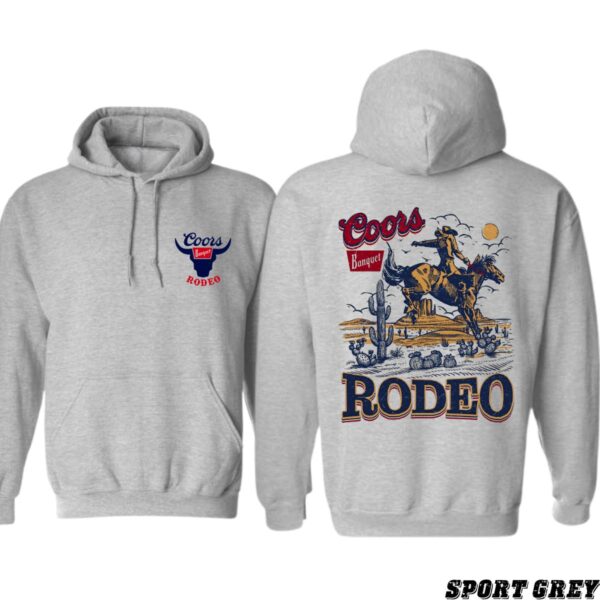 Coors Banquet Rodeo Hoodie, Classic Bull Riding Design, Perfect for Rodeo Fans, Ideal for Casual Wear, Comfortable and Stylish, Hoodie For Men, Hoodie For Women Casual Sweater, Street Life Style - Image 4