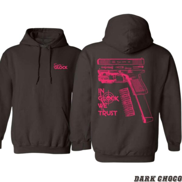 Team Glock In Glock We Trust Design, Casual Wear Hoodie, Bold and Tactical Style , Hoodie Design - Image 3