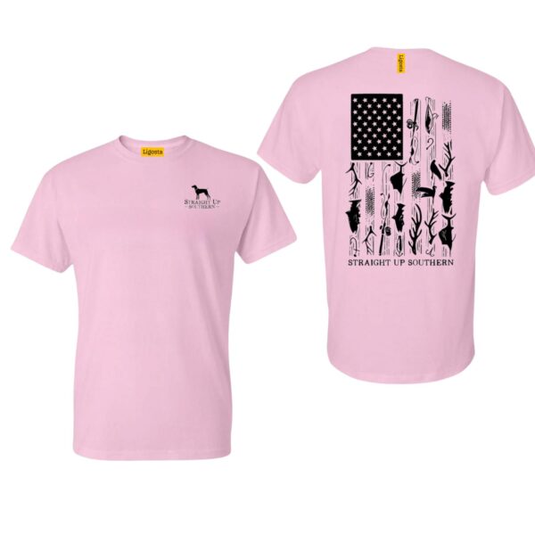 Straight Up Southern TShirt, Patriotic American Flag Design, Perfect for Southern Pride, Ideal for Casual Comfort, Bold and Stylish, Unisex TShirt for Men and Women , TShirt Design, Street Life Style - Image 5