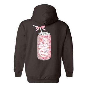 Dr. Pepper Hoodie, Floral Can Design Shirt, Trendy Hoodie for Men and Women , Hoodie Design