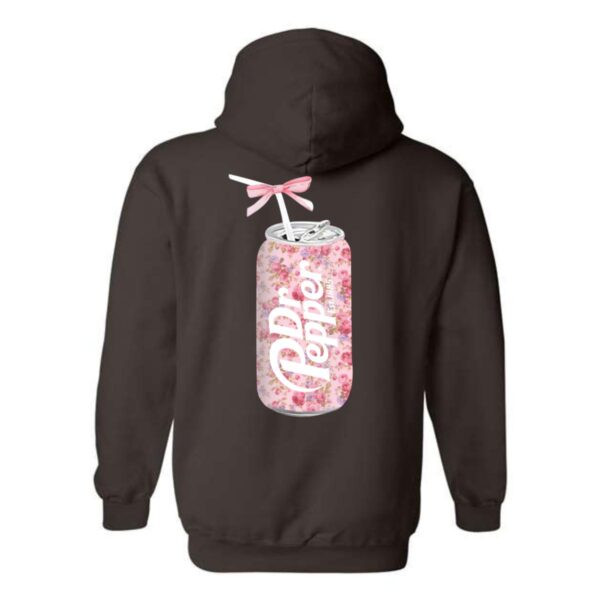 Dr. Pepper Hoodie, Floral Can Design Shirt, Trendy Hoodie for Men and Women , Hoodie Design