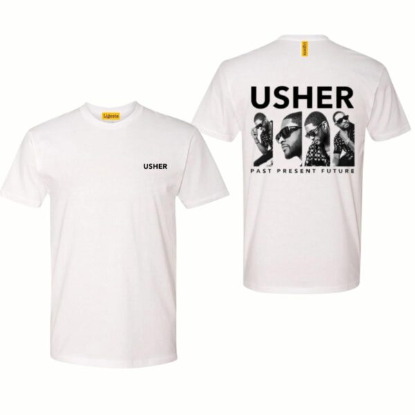 Ussher Past Present Future Graphic TShirt, Retro Usher Evolution Tee Celebrate His Journey, Usher Legacy Graphic Tee, Street Life Style