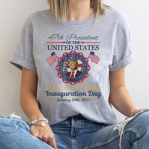 Truump Inauguration Day Shirt, Trummp Supporters Shirt, Xmas Graphic Tee - Image 3