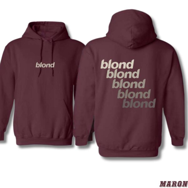 Blond Hoodie, Minimalist Streetwear, Premium Graphic Apparel, Street Life Style - Image 3