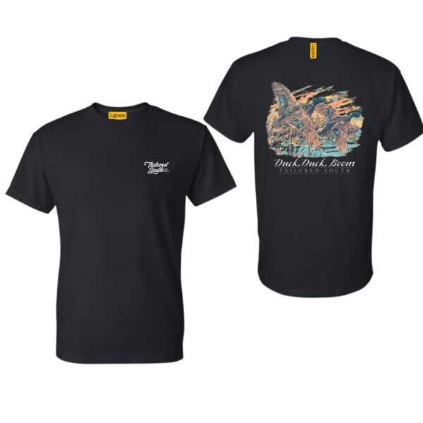 Duck Duck Boom TShirt, Vibrant Waterfowl Design, Perfect for Hunting Enthusiasts, Ideal for Outdoor Adventures, Cozy and Stylish, Unisex TShirt for Men and Women, Street Life Style - Image 2