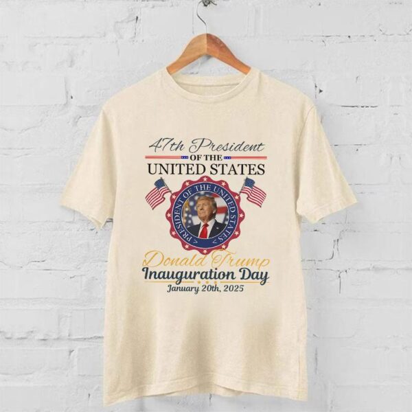 Truump Inauguration Day Shirt, Trummp Supporters Shirt, Xmas Graphic Tee - Image 2