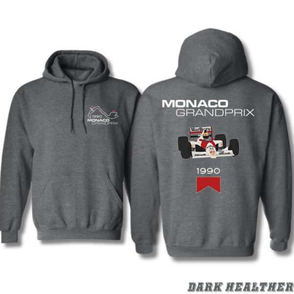 Monaco Grand Prix 1990 Hoodie, Classic Racing Design, Perfect for Motorsport Enthusiasts, Ideal for Casual Wear or the Track, Cozy and Stylish, Unisex Hoodie for Men and Women , Winter Fashion - Image 2